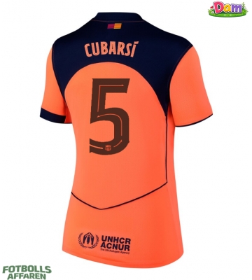 Barcelona Pau Cubarsi #5 Tredje Tröja Kvinnor 2025-26 Kortärmad